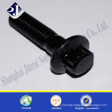 China Supplier Half Thread Hex Flange Screw with Grade 10.9